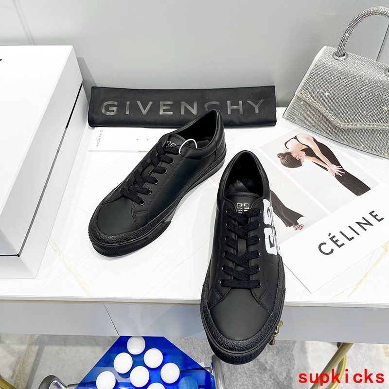 Givenchy Chocolate Brown Knee-High Boots - Angled View