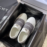 Givenchy Nude Slip-On Sneakers - Close-Up Texture View