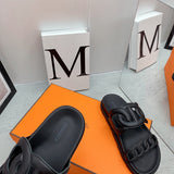 Hermès Grey Classic Ballet Flats - Sole Detail View