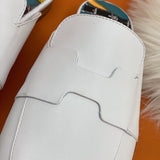 Hermès Black Loafer Flats - Detail Shot of Craftsmanship