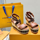 Louis Vuitton shoes Style 382 - side profile detail