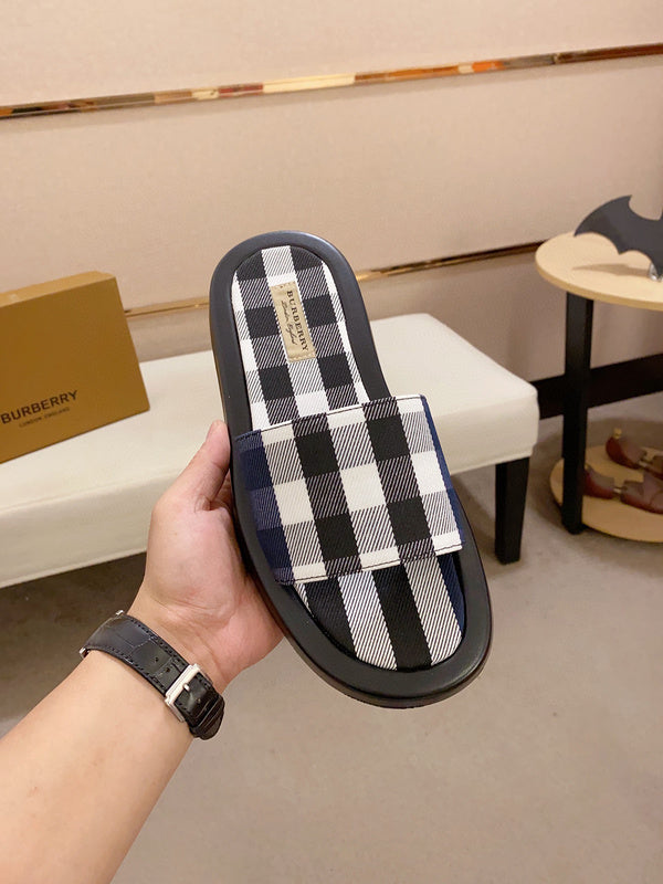 Burberry Black Bow-Detail Flats - Angled View