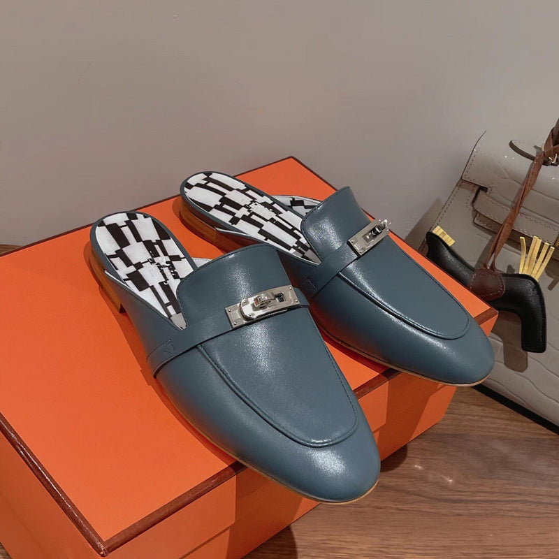 Hermes shoes Style 279 - logo and branding close-up