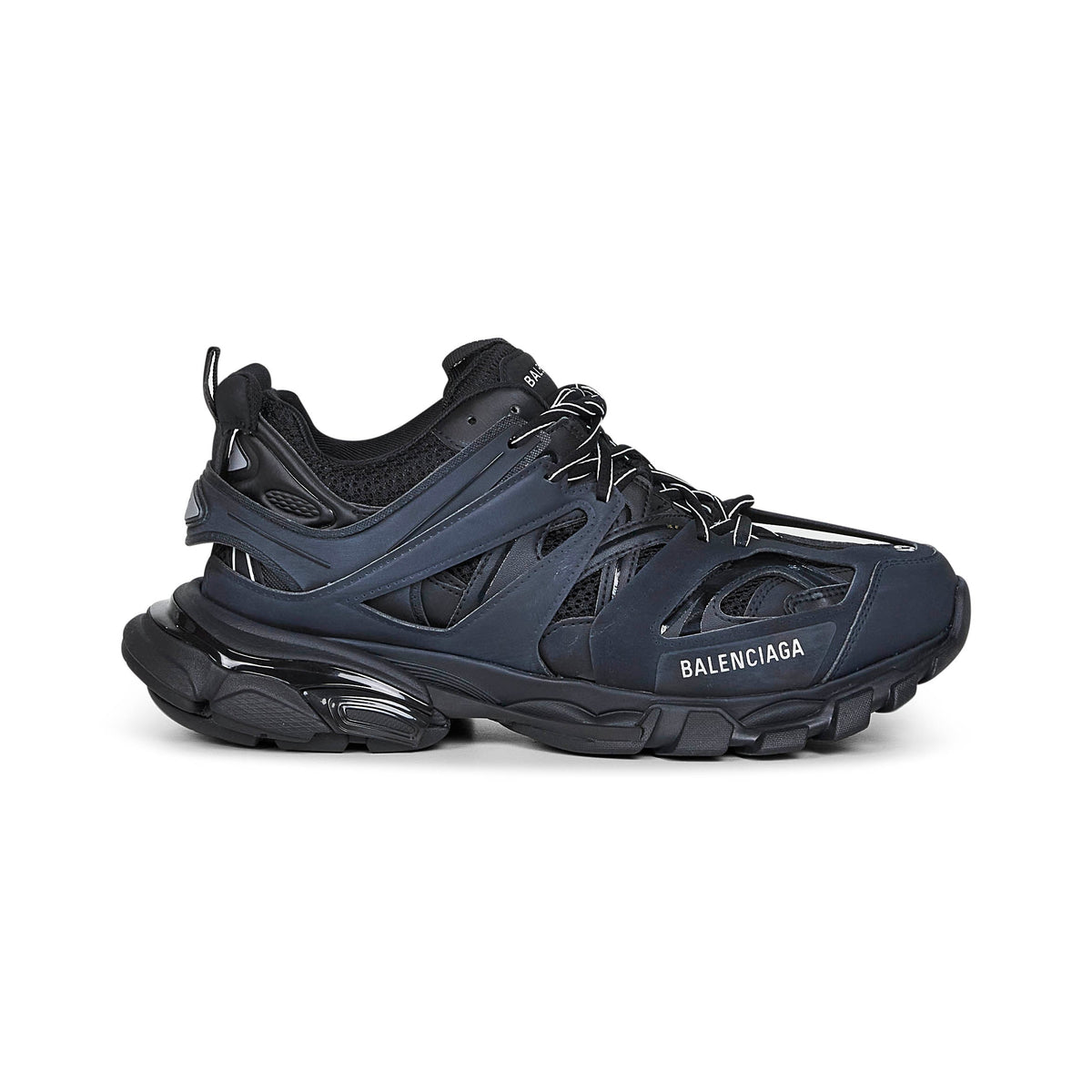 Balenciaga Shoes? Balenciaga Men Black Mesh And Nylon Track Sneakers Luxury Lifestyle Designer Footwear