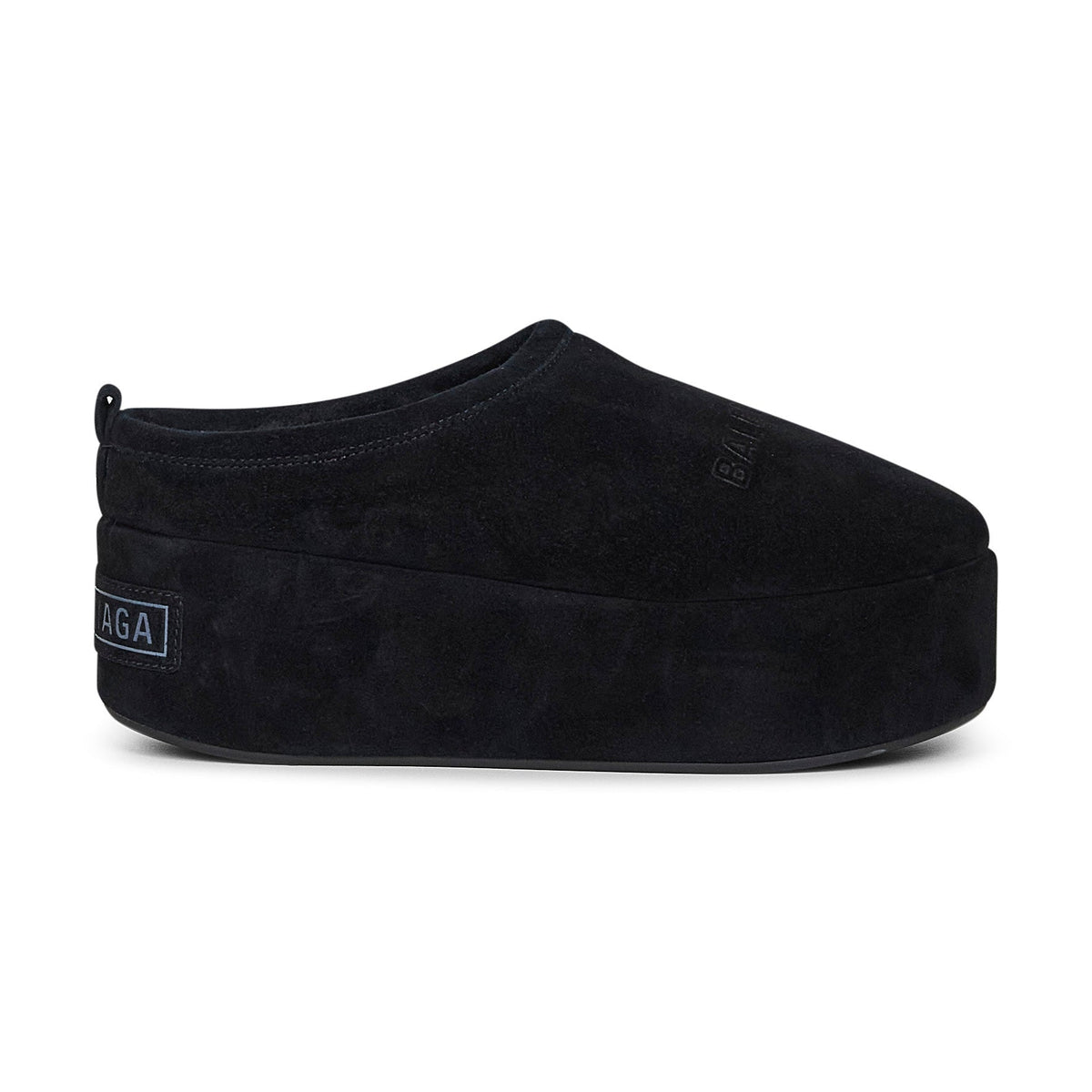Balenciaga Accessories? Balenciaga Women Black Alaska Soft Platform Mules Luxury Designer Fashion Accessory
