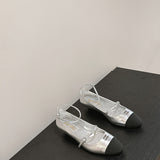 Close-up of Miu Miu shoes craftsmanship