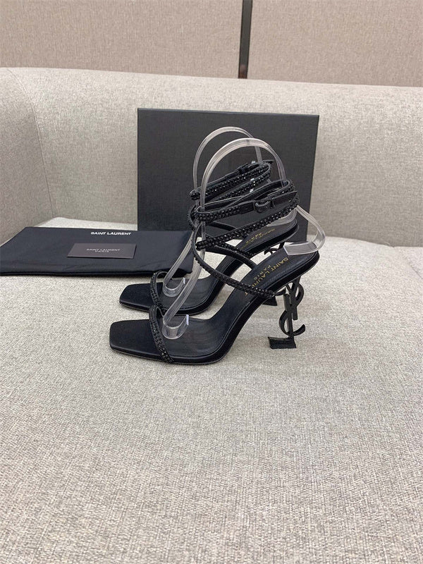 Saint Laurent designer shoes full view