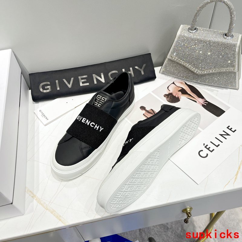 Givenchy Red Chunky Platform Sneakers - Close-Up Texture View