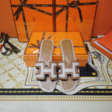 Hermes sandals Style 043 - styled lifestyle view