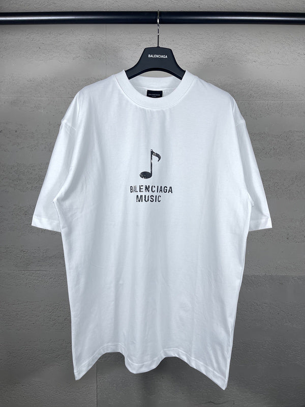Balenciaga luxury t-shirt detail shot