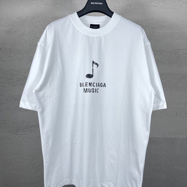 Balenciaga luxury t-shirt detail shot