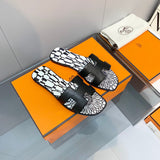 Hermès Tan Platform Sandals - Detail Shot of Craftsmanship