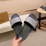 Burberry Beige Slip-On Sneakers - Heel Detail View