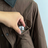 Close-up of Burberry designer clothing craftsmanship