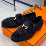 Hermes shoes Style 399 - angled studio shot (alternate angle)