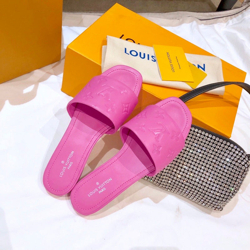 Louis Vuitton Tan Loafer Flats - Lifestyle Styling Shot
