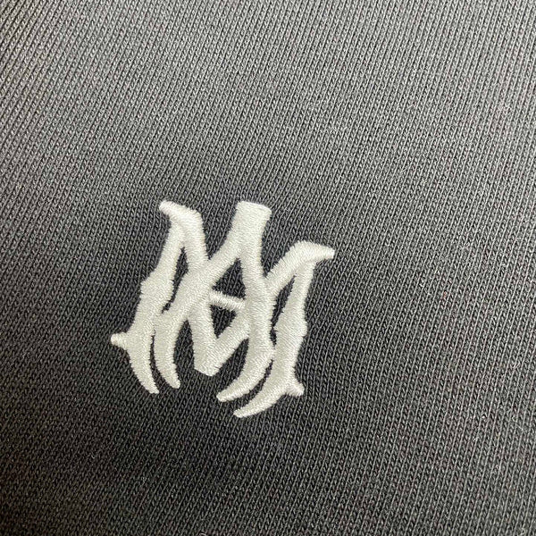 Close-up of Amiri hoodie craftsmanship
