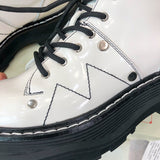 Alexander McQueen Grey Pointed-Toe Stiletto Heels - Heel Detail View