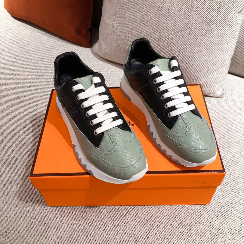 Hermes shoes Style 349 - logo and branding close-up (alternate angle)