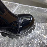 Louis Vuitton Grey Ankle Strap Heels - Sole Detail View