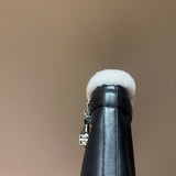 Givenchy Black Pointed-Toe Stiletto Heels - Sole Detail View