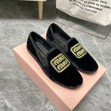 Miu Miu luxury shoes detail shot