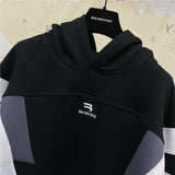 Close-up of Balenciaga designer clothing craftsmanship