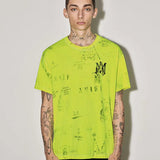 Amiri luxury t-shirt detail shot