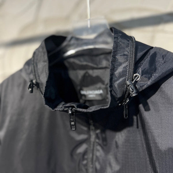Close-up of Balenciaga designer clothing craftsmanship