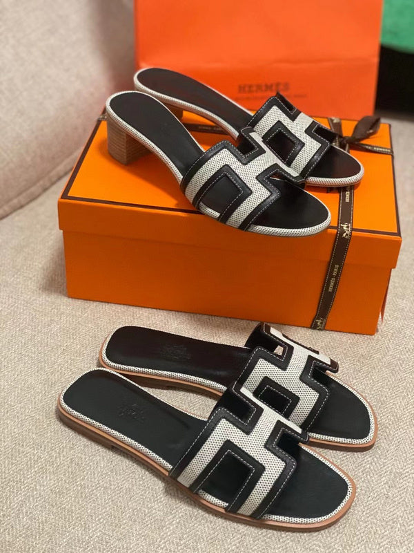 Hermes sandals Style 167 - front view, refined designer finish