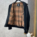 Close-up of Burberry designer clothing craftsmanship