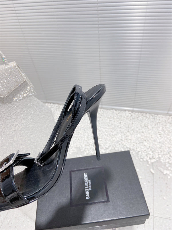 Saint Laurent luxury shoes detail shot