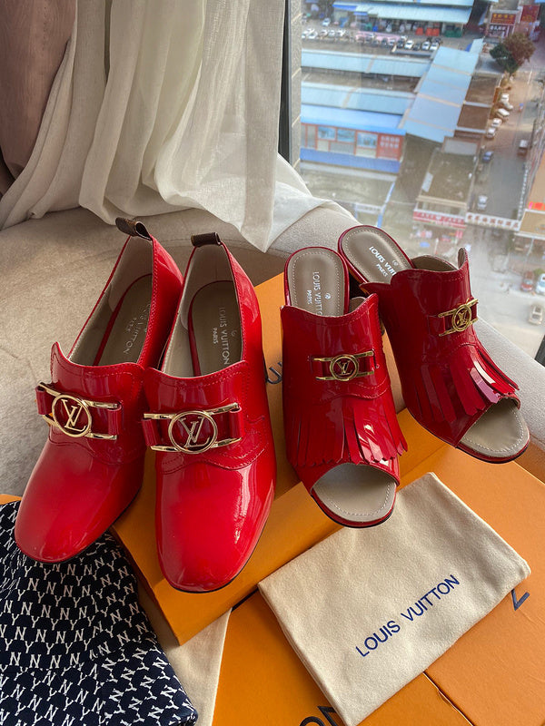 Louis Vuitton designer shoes full view