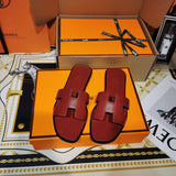Hermes sandals Style 061 - logo and branding close-up