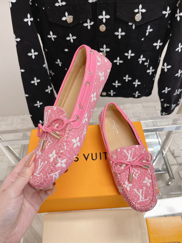 Louis Vuitton Camel Low-Top Sneakers - Full Silhouette View