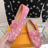 Louis Vuitton Camel Low-Top Sneakers - Full Silhouette View