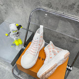 Louis Vuitton Camel Combat Boots - Lifestyle Styling Shot