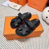 Hermes sandals Style 216 - close-up of premium designer craftsmanship