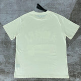Close-up of Amiri t-shirt craftsmanship