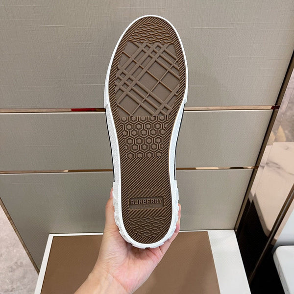 Burberry Nude Low-Top Sneakers - Side Profile View