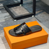 Hermes shoes Style 022 - close-up of premium leather craftsmanship