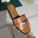 Hermes sandals Style 159 - angled studio shot