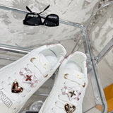 Louis Vuitton Nude Slip-On Sneakers - Heel Detail View