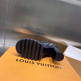 Louis Vuitton White Bow-Detail Flats - Side Profile View