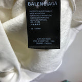 Close-up of Balenciaga designer clothing craftsmanship