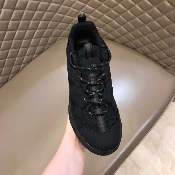 Burberry Camel Chunky Platform Sneakers - Detail Shot of Craftsmanship