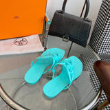 Hermes shoes Style 326 - true-to-life color detail (alternate angle)