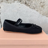 Miu Miu luxury shoes detail shot