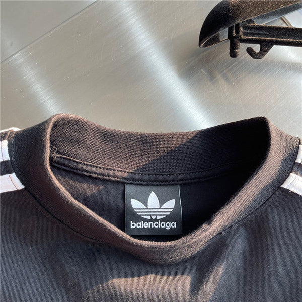 Close-up of Balenciaga designer clothing craftsmanship