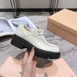 Close-up of Miu Miu shoes craftsmanship